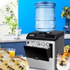 Bullet Ice Maker Electric Commercial or Homeuse Countertop Automatic Making Machine Cube Making Machine Round 25kg 1.5KG/150pcs 2