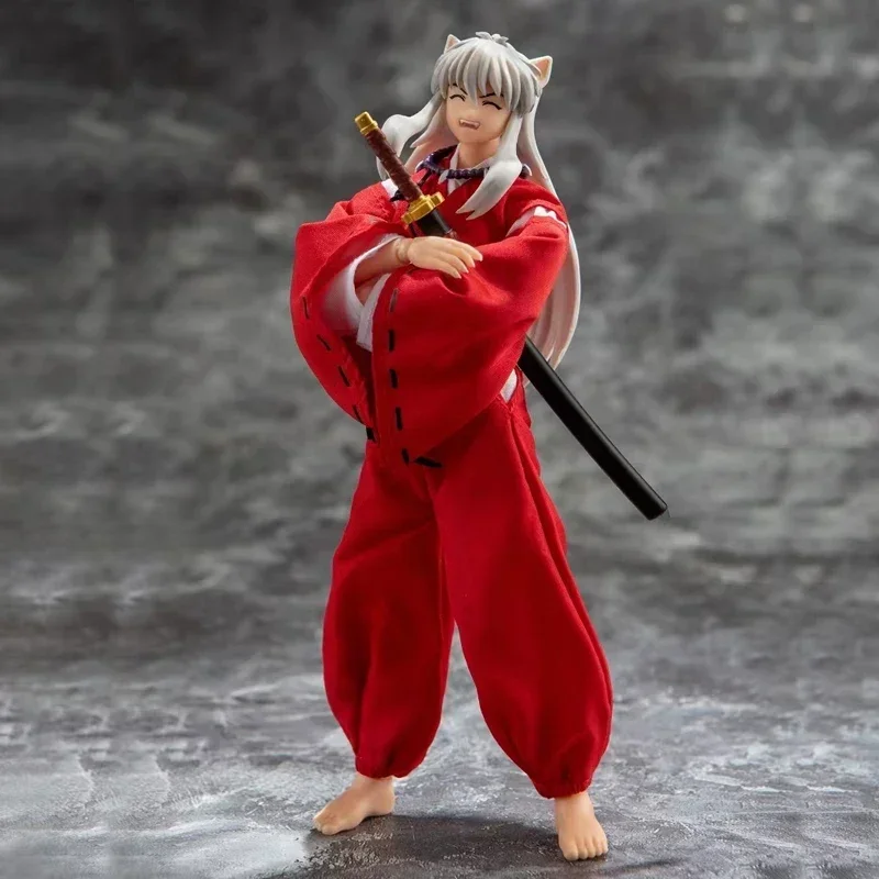 

Новые игрушки Dasin/отличные игрушки/GT Inuyasha 1/12 16 см/6 дюймов SHF/s. H.F ПВХ аниме экшн-Фигурки игрушки Коллекционная модель игрушка подарок