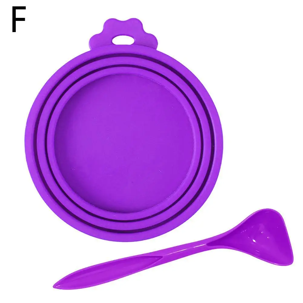 Silicone Canned Lid Sealed Feeders Food Can Lid For Puppy Dog Cat Storage Top Cap Reusable Cover Health Pet Daily Suppl I8N1
