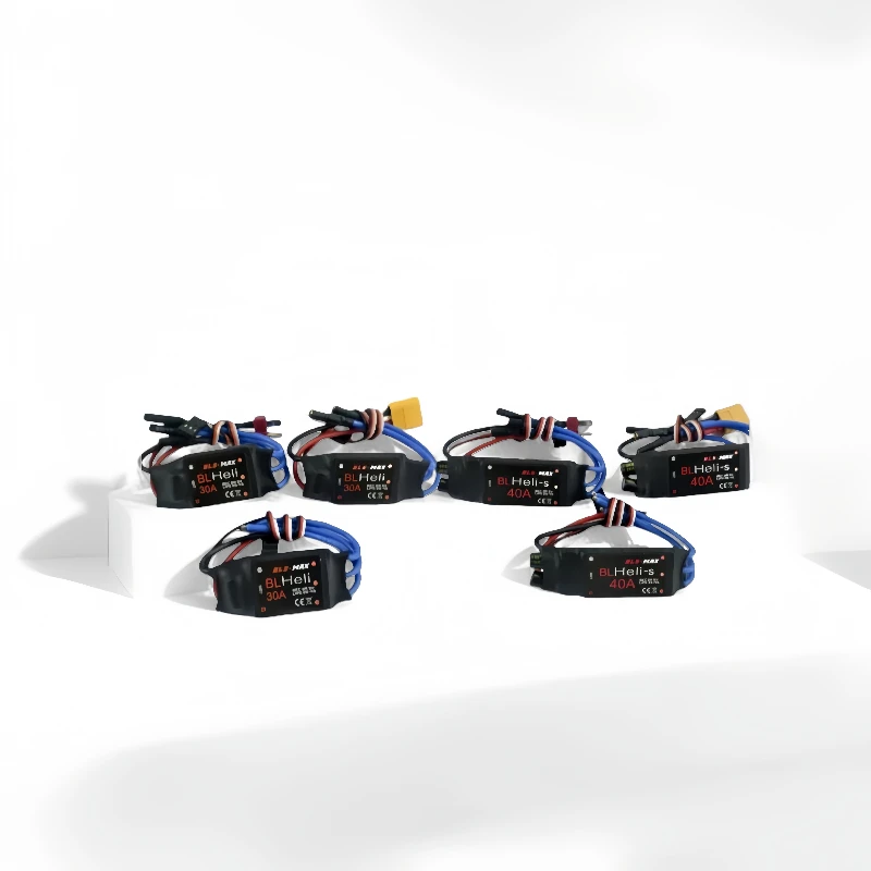 ESC BLHeli 30A ou 40A pour Drone FPV, vue de côté montrant l'épaisseur et les soudures.