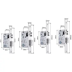 Lock Body Single Latch Dual Latch Only for A270 Tuya Zigbee WiFi Home Security Door Lock Fingerprint Password App Unlock