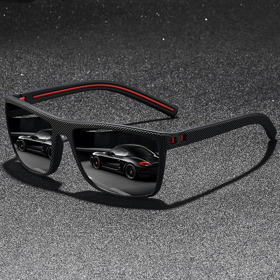 Fashion Square Sunglasses Classic Vintage Check Pattern Men Women Fishing Driving Sun Glasses UV400 Retro Eyewear