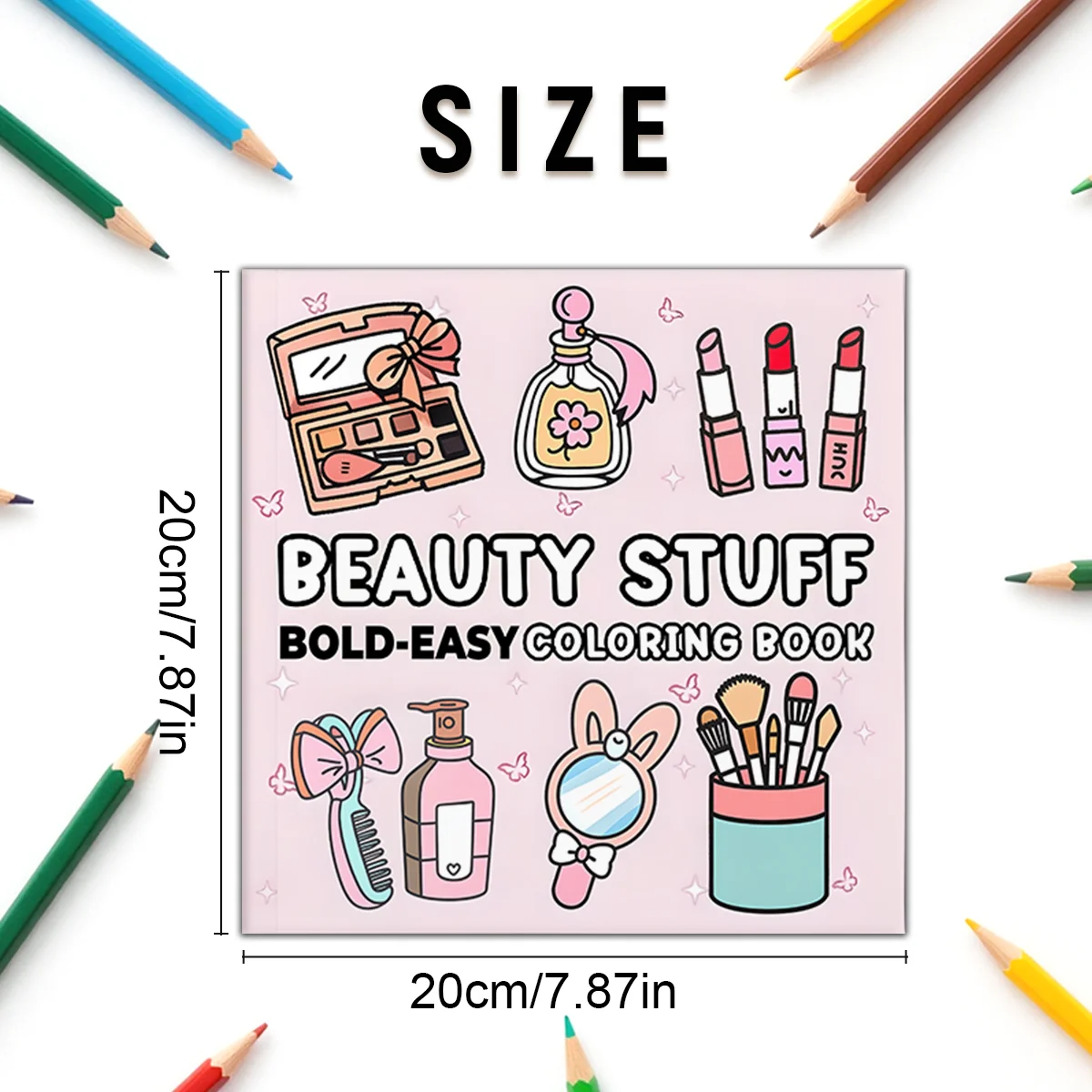 Pink-Themed Coloring Book for Adults - 24 Pages of Fun and Relaxation, Versatile Design for Creative Coloring Enthusiasts 3