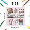 Pink-Themed Coloring Book for Adults - 24 Pages of Fun and Relaxation, Versatile Design for Creative Coloring Enthusiasts 3