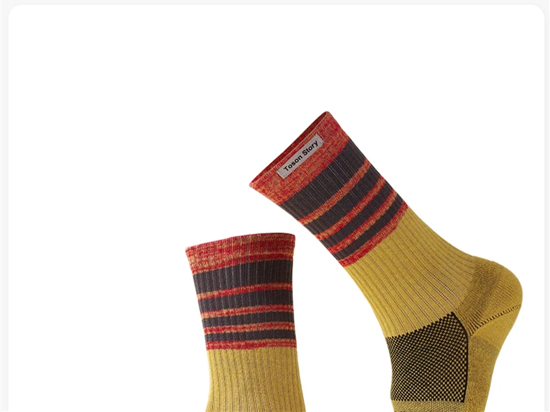 5 Paare/los Baumwolle männer Sport Split Toe Socken Absorbieren Schweiß Verhindern Geruch Herbst Handtuch Basis Terry Lange Röhre Fünf Finger socken – Detail 6