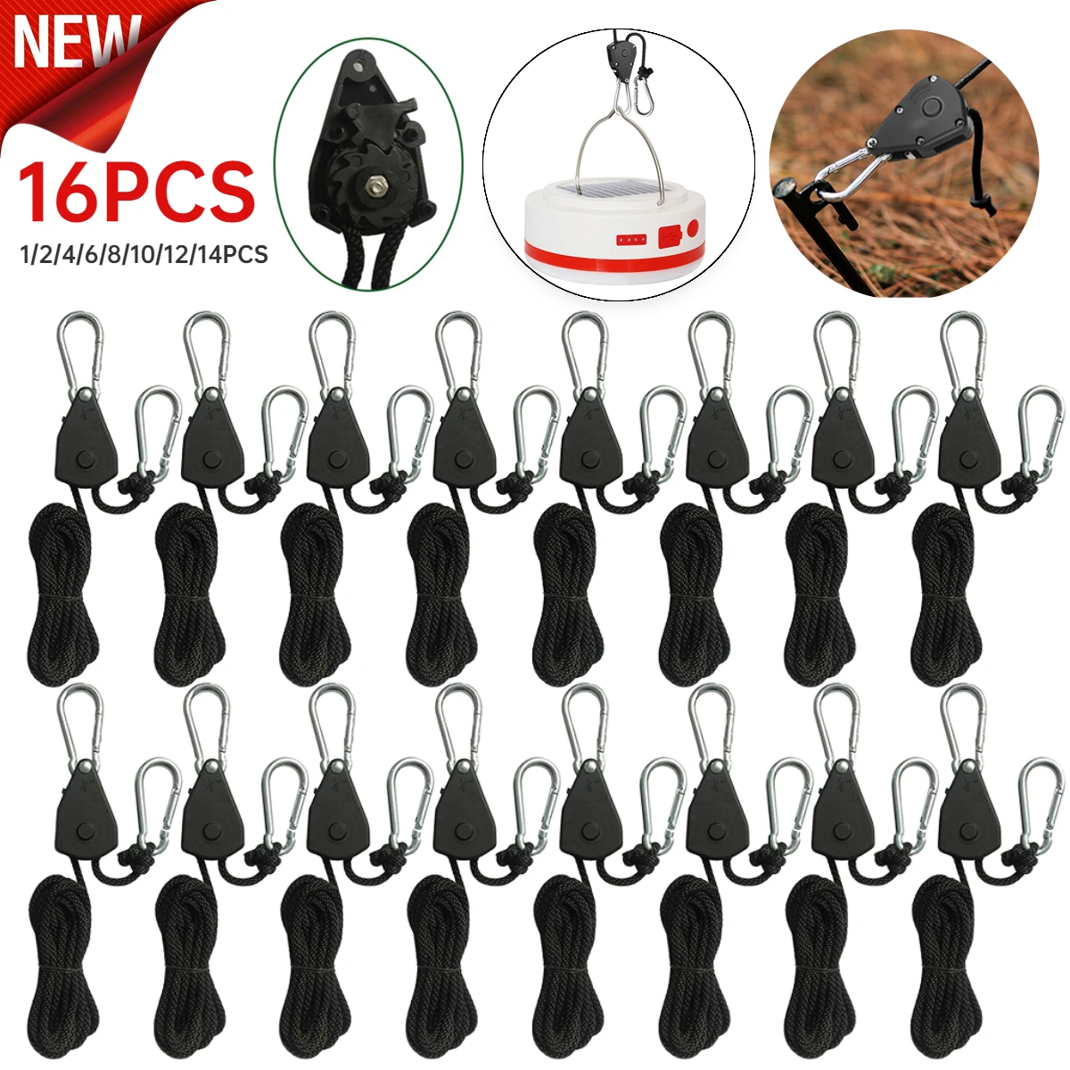 Versatile Outdoor Lifting Pulley Set