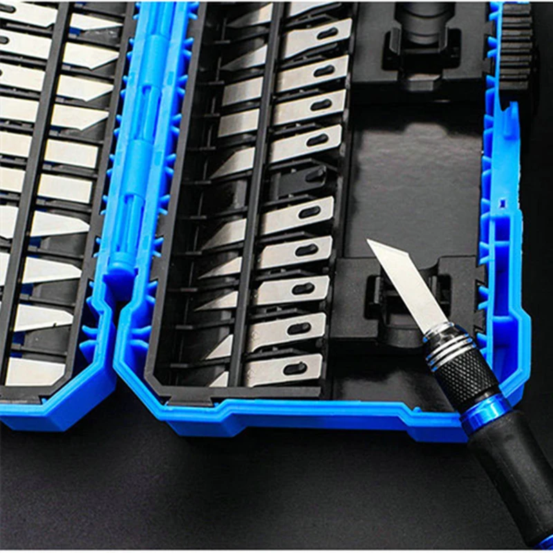 29pcs Carving Knife Set Carbon Steel Craft Artwork Engraving Wood Spoon Cutter Set Model Repair Multipurpose Sculpture Scalpel