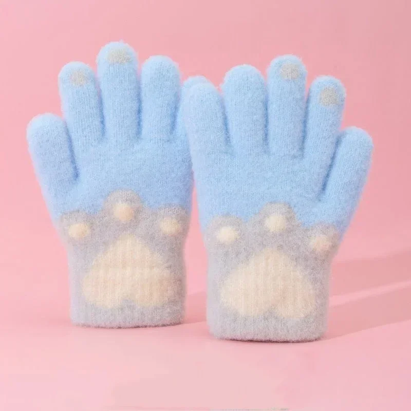 Baby Mittens Cat Gloves 1 Pair Furry for Kids Boy Girl
