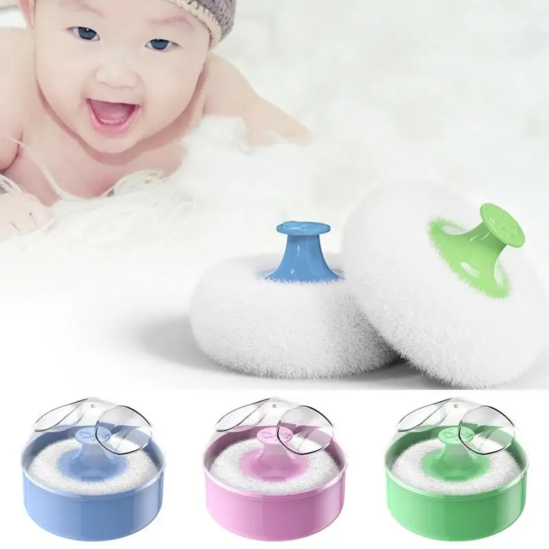 

Пыленепроницаемый контейнер для порошков с пышкой, мягкий аппликатор для нежного порошка, портативный пыленепроницаемый порошковый раздатчик