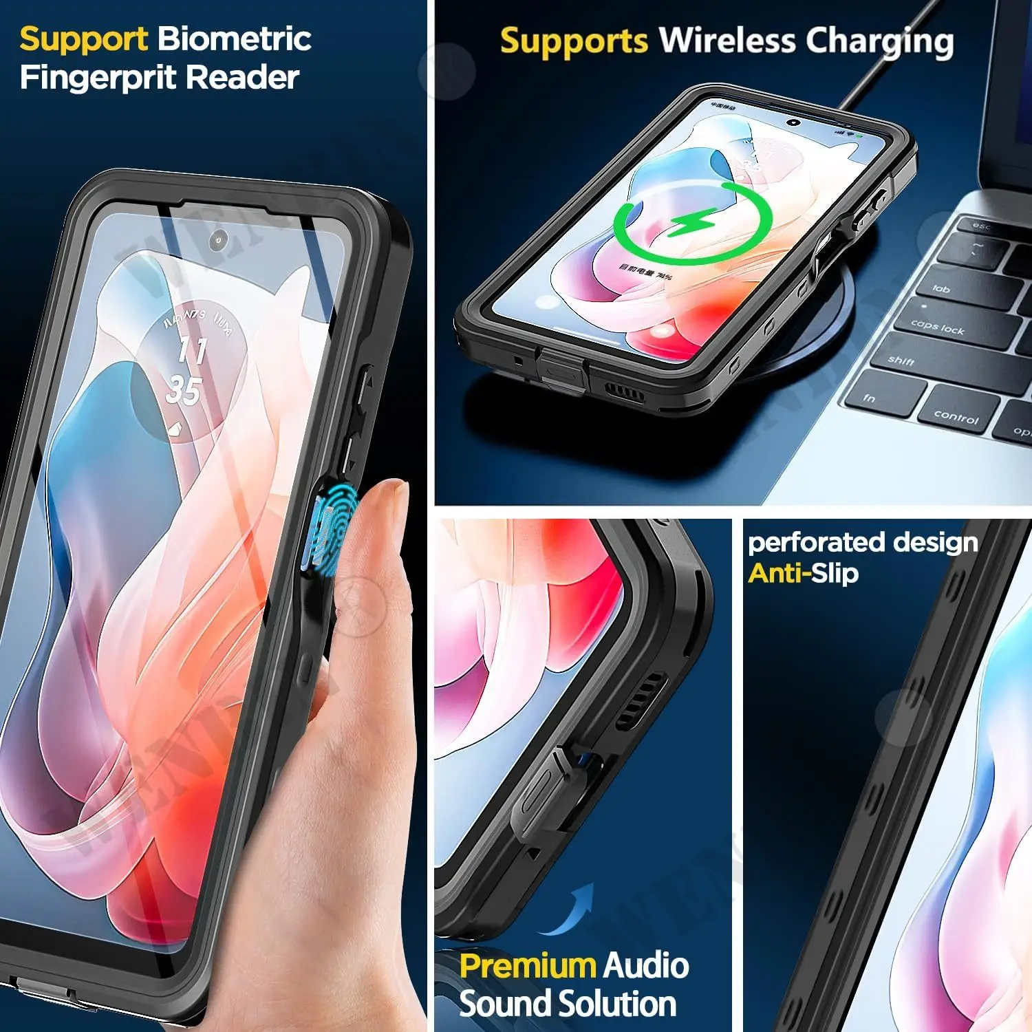 Ultra-Durable IP68 Waterproof RedPepper Case - Perfect for Diving, Swimming, and Outdoor Sports