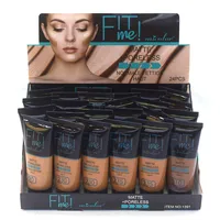 Black Skin makeup Foundation Full Coverage Foundation for Black Women Oily Dry Skin Concealer One Primer Face base de maquillaje 1