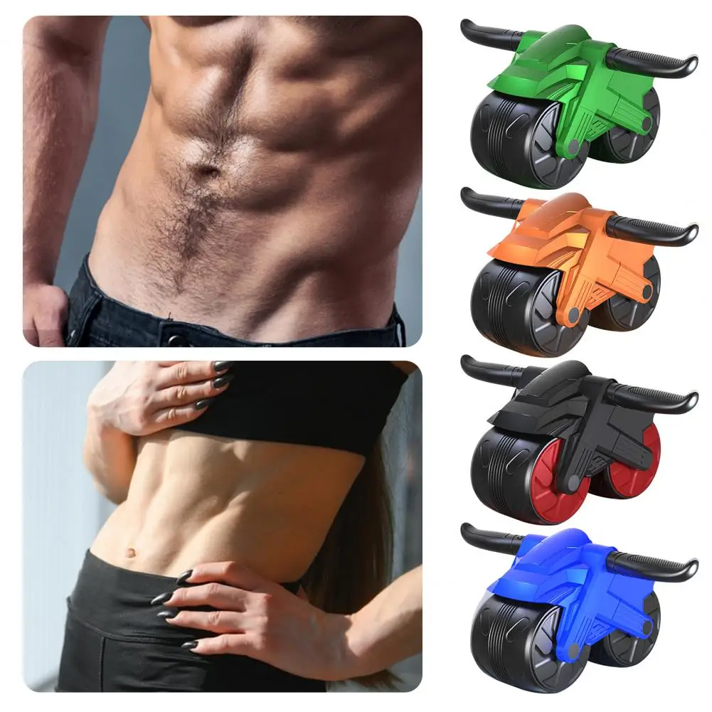 

Automatic Rebound Abdominal Wheel with Non-slip Handle Low Noise High Stability Abdominal Exerciser Core Workout Roller