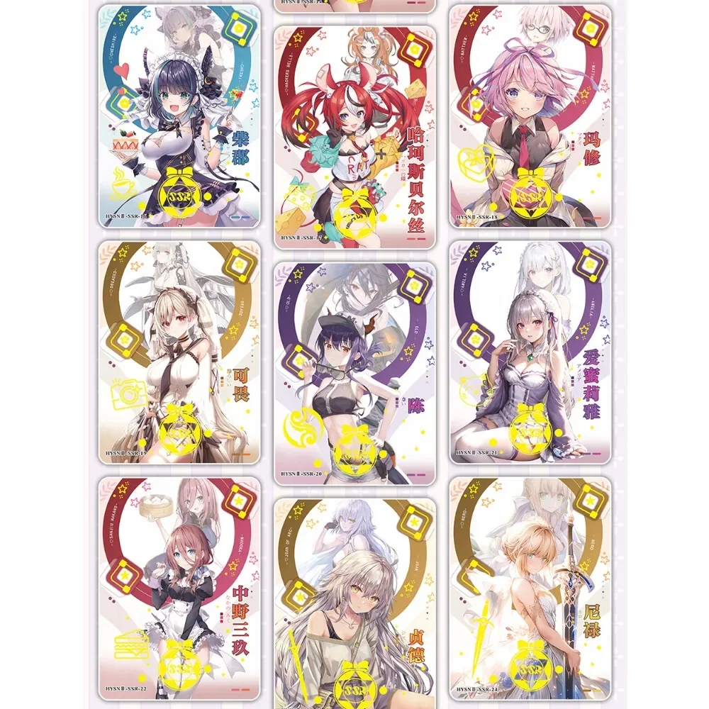 Goddess Story Flower Girl Collection Card Anime Game Asuka Florian Alicia Colorful Special Flash Card Birthday Gift For Children 6