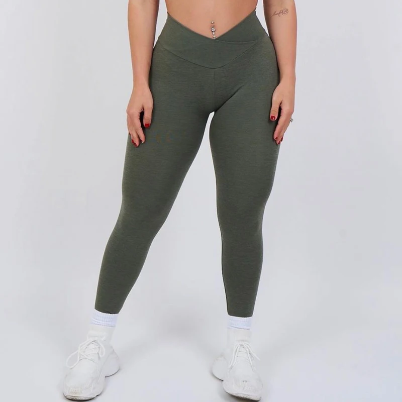 V Waist Scrunch Butt Leggings Women Seamless Legging Sexy Booty Legging Workout Gym Tights Fitness Yoga Legging Jogging Tights