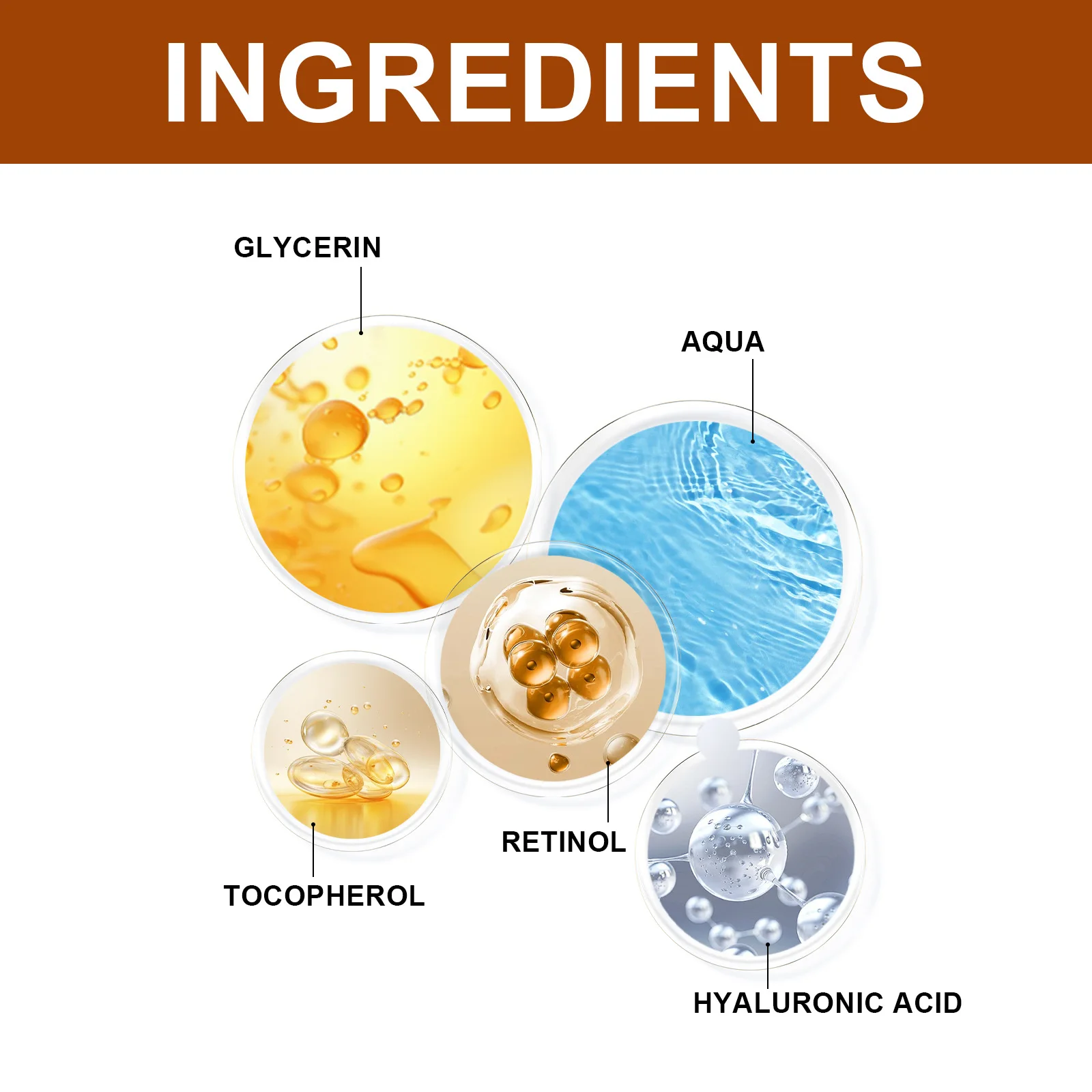 Retinol Anti-Wrinkle Serum Fade Fine Line Lifting Firming Repair Smooth Moisturizing Whitening Nourish Tighten Skin Care