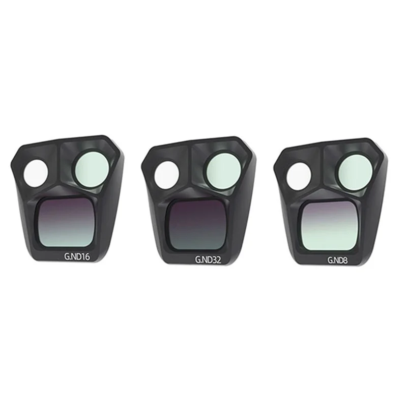 Kit de 3 Filtres GND pour DJI Mavic 3 Pro - Qualité Pro, disposé à côté du drone, illustrant la compatibilité et la finition premium.