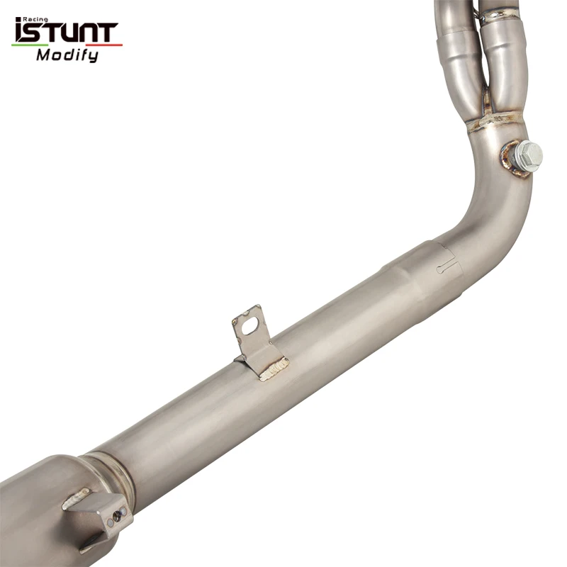 Slip For Kove 800X Adventure RALLY Pro Motorcycle Exhaust Full System Escape Moto Titanium alloy Front Link Pipe With Catalyst - Image 5