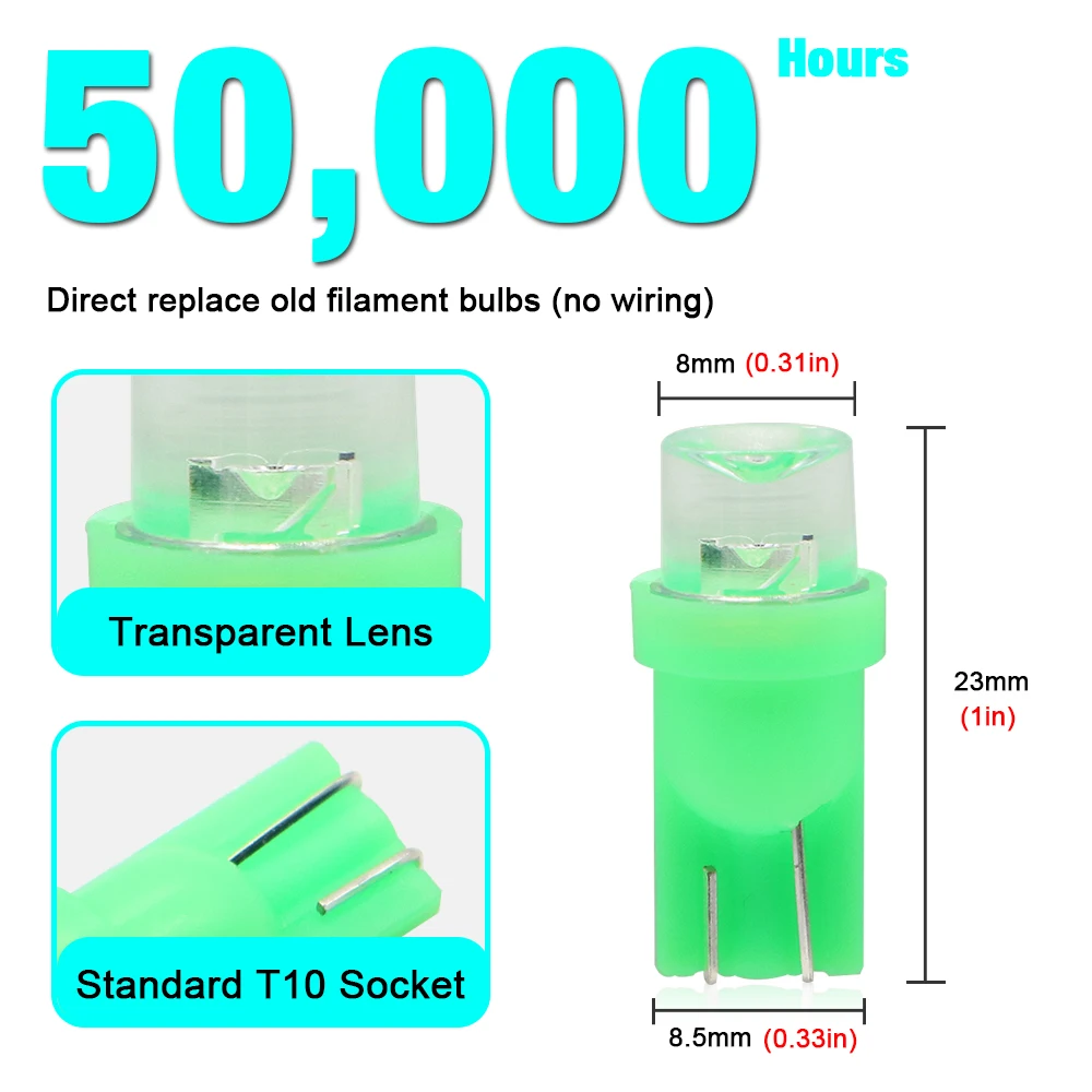 Рисунок 2 - DC12V T10 1SMD светодиодный автомобильный