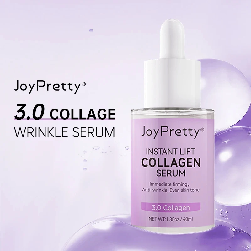 

Collagen Face Serum Hyaluronic Acid Moisturizing Forehead Fine Lines Lifting Facial Serum Skin Care Beauty