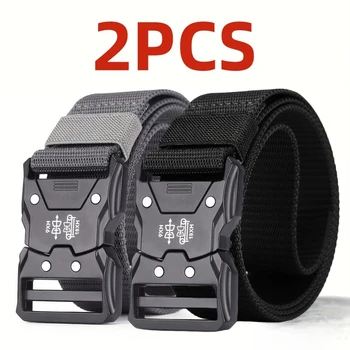 pcs,unisex, multi-purpose nylon belt - suitable for outdoor sports and training, canvas woven breathable belt, quick opening