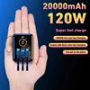 120W 100000mAh Portable Power Bank High Capacity Cable Two-way Fast Charging Mini Powerbank For iPhone Samsung ﻿2025 4