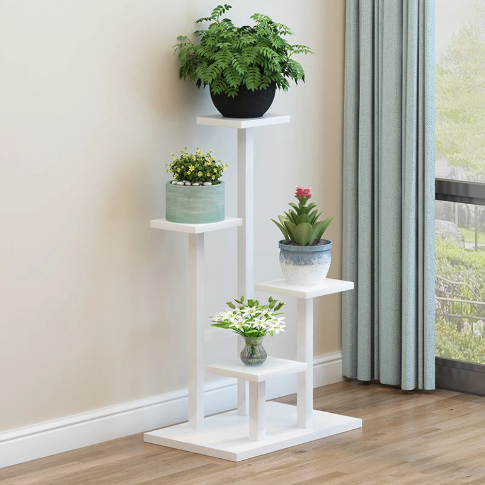 Plant Stand Household Plant Shelves Environment protection Flower Pot Holder Multi-storey Rack Shelves Indoor Stand