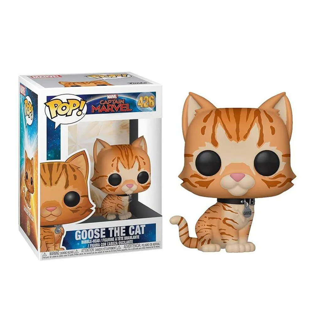 thumbnail image 4 of Funko Pop Captain Marvel #459 Goose The Cat #426 Vers #427 Figura de acción de vinilo Juguetes Muñecas Regalos para niños, 4 of 5