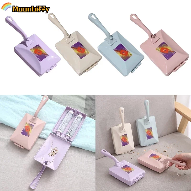 Carpet Crumbs Table Brush Manual Crumb Cleaner Handheld Double Roller Sweepers Home Bedroom Office Carpet Debris Brush Sofa carpet floor sweeper