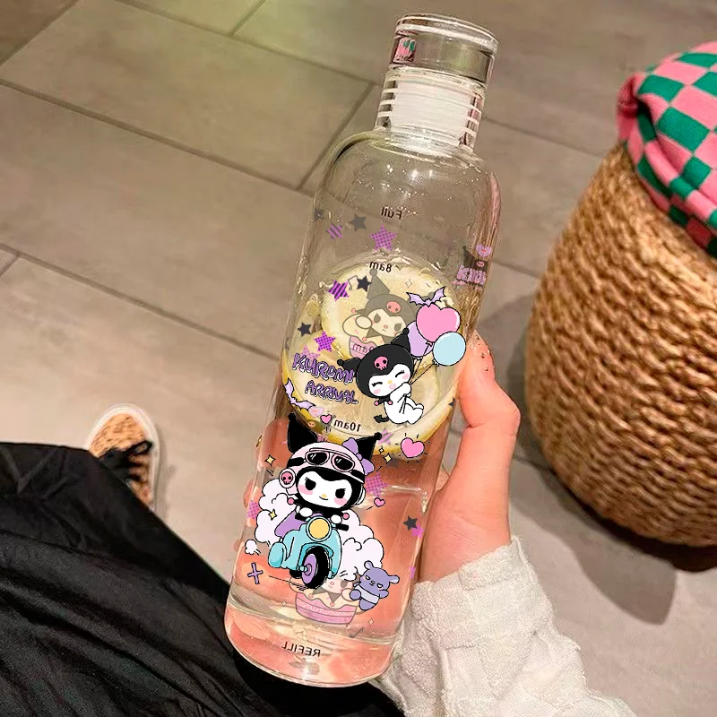 500 мл/750 мл Sanrio HelloKitty Kuromi Melody чашка для воды пластиковая портативная термостойкая бутылка для воды для взрослых