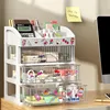 2025new modelDrawer Style Storage Box Transparent Jewelry Skin Care Products Storage Box High-capacity Desktop Clutter Organizer 5