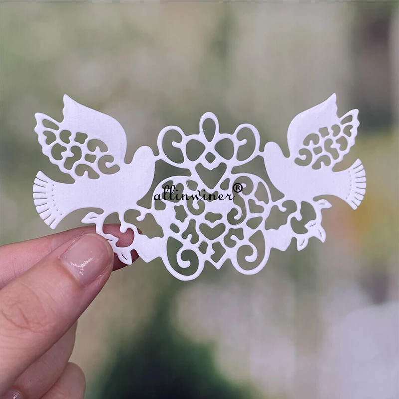 

Love pigeon Metal Cutting Dies Stencils Die Cut for DIY Scrapbooking Album Paper Card Embossing