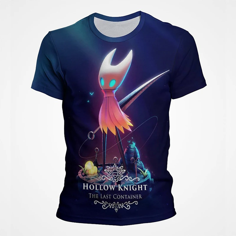 

2022 New Printed T-shirt Hollow Knight Game 3D Print Cool T shirt Men Women Children Streetwear Harajuku Casual Style Tops Tee