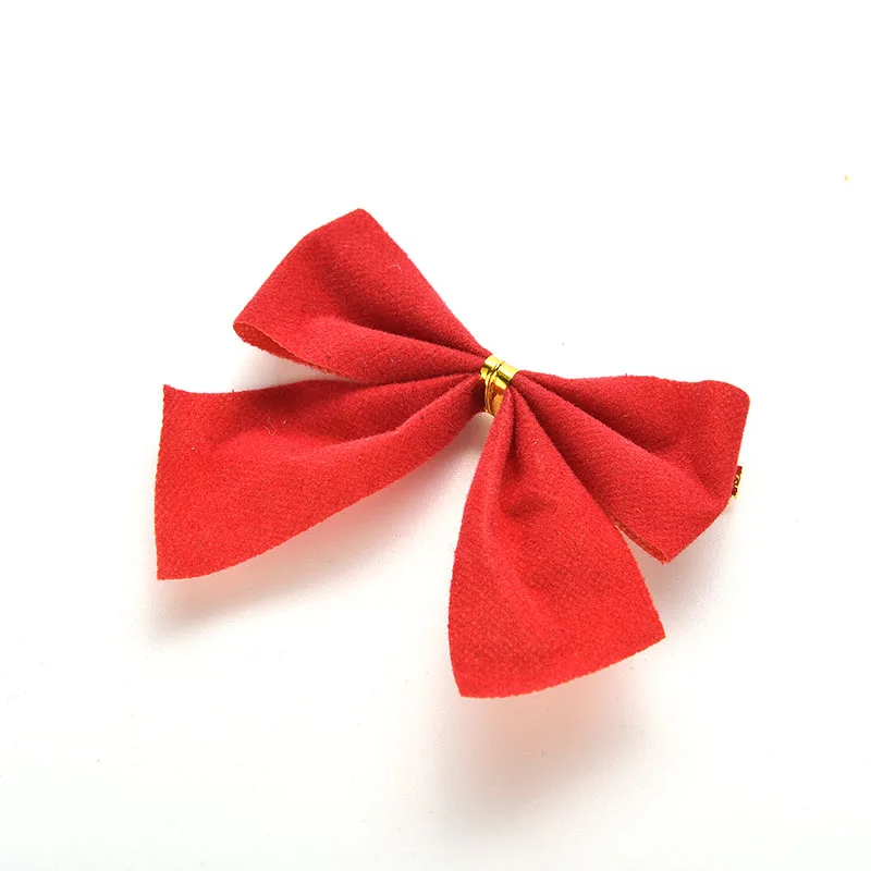 

12pcs Christmas Tree Bow Baubles Party Garden Bows Ornament Mantel Home Decor