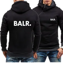 New Fashion Hoody Jacket BALR Printing Men Hoodies Sweatshirts Casual Hooded Thin Coat Zip Cardigan Brand Clothing M-3XL
