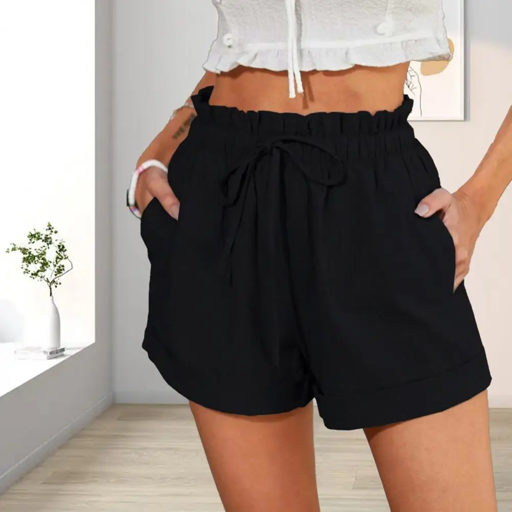 

Casual Shorts Breathable Baggy Shorts Summer Wide Leg Women Short Pants