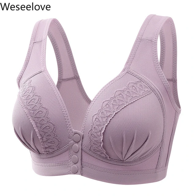 Sexy Front Closure Bra Women Fastening Wireless s for Push Up Lingerie Plus  Size ssiere No Steel Ring - AliExpress