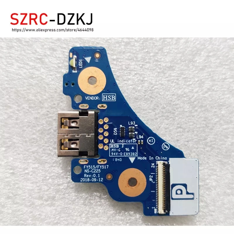

Оригинальная USB-плата SZRCDZKJ для Lenovo Legion Y7000P 2019, тест платы переключателя, хорошая Бесплатная доставка