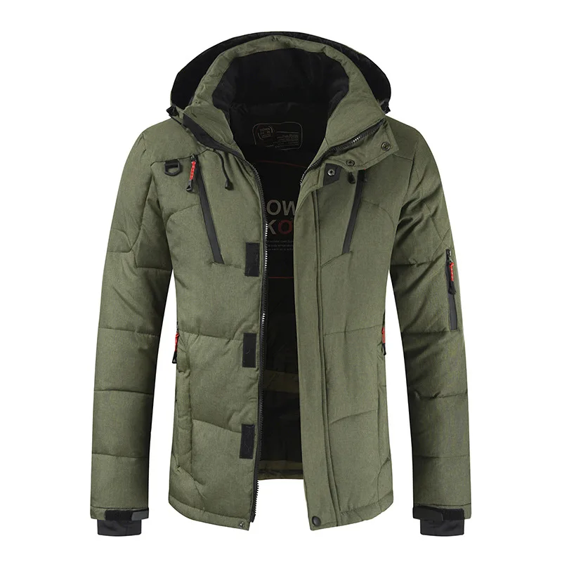 Outdoor Heating Jackets Men's Sports Jacket Autumn Jacket Mountaineering Heavy Retro Windbreaker Motorcycle Camping Windbreak