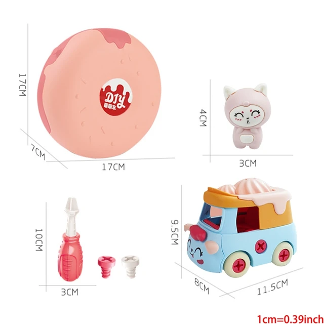 DIY Building Toys Construction 3D Puzzle Block with Screwdriver Storage Container 4Optional Function Model Car Kids Gift 1