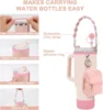 9PCS Cup Accessories Set Water Bottle Handle Strap Coin Purse Silicone Cup Boot Straw Cover for Stanley Cup 30oz & 40oz Tumbler 4