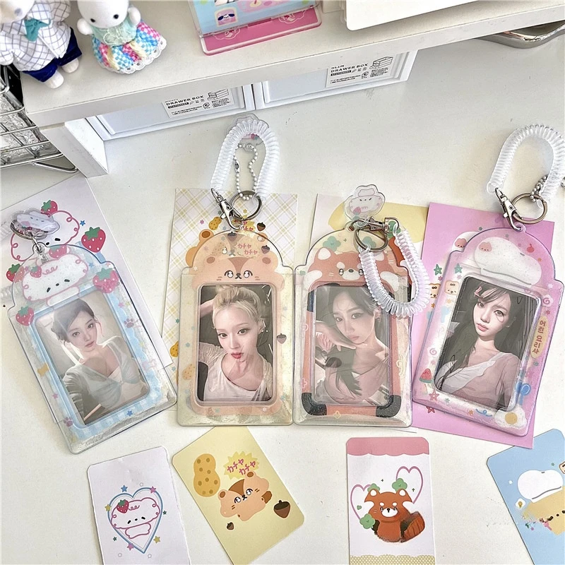 Kpop Photocard Holder Idol Card Dsiplay Frame Kawaii Photo Album Photo Card Case Frames Kpop Accsesories 포토카드 용품 photo frame
