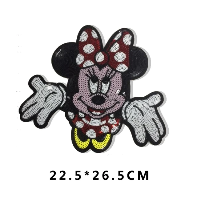 Cartoon Mouse Embroidery Patch  Minnie Mouse Embroidery Patch - Disney  Embroidered - Aliexpress