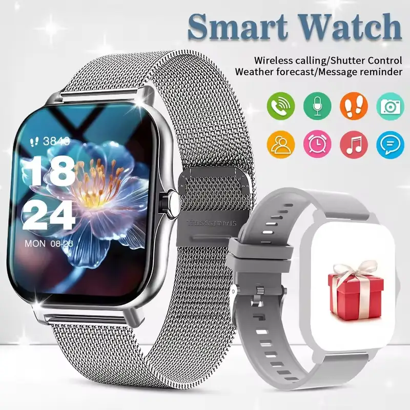 2026 New Smart Watch Men Women Heart Rate 1.83" AMOLED Screen Waterproof Bluetooth Call Sports Smart Watch For iOS Android HW12 - Image 12