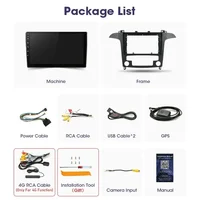 Srnubi 2Din autoradio pour Ford S Max S-MAX 2007-2015 Multimidia lecteur vidéo Android Auto CarPlay GPS Navigation stéréo Audio FM 6