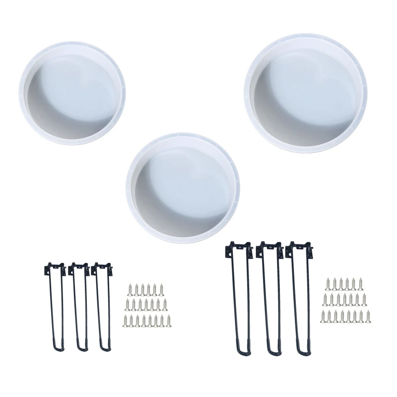 

Y51E Ocean Table Resin Molds Round Stool Molds Silicone Desk Mold for Epoxy Resin,Resin Casting,DIY Jewelry Holder,Home Decor