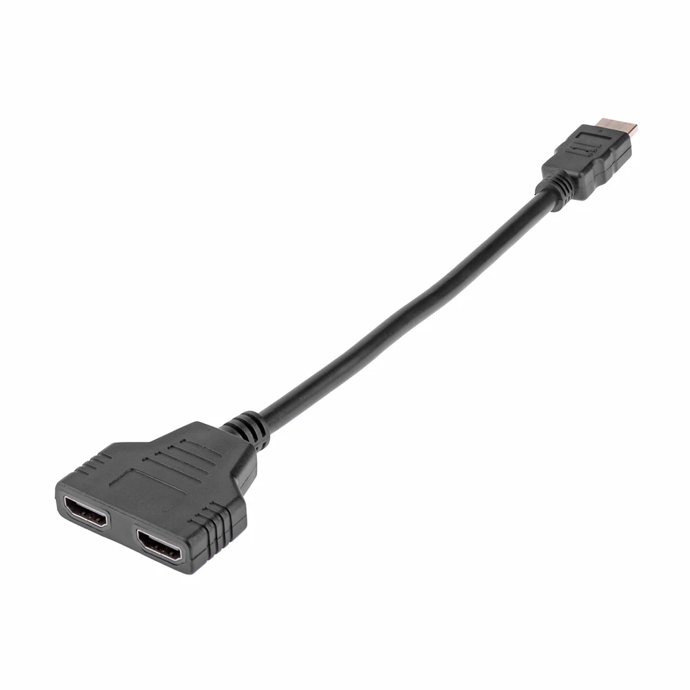 2/1PCS HDMI й Ǯ HD 1080P  HDMI ġ ó 1X2  1 2 ƿ ̺  ȯ HDTV DVD PS3 x ڽ