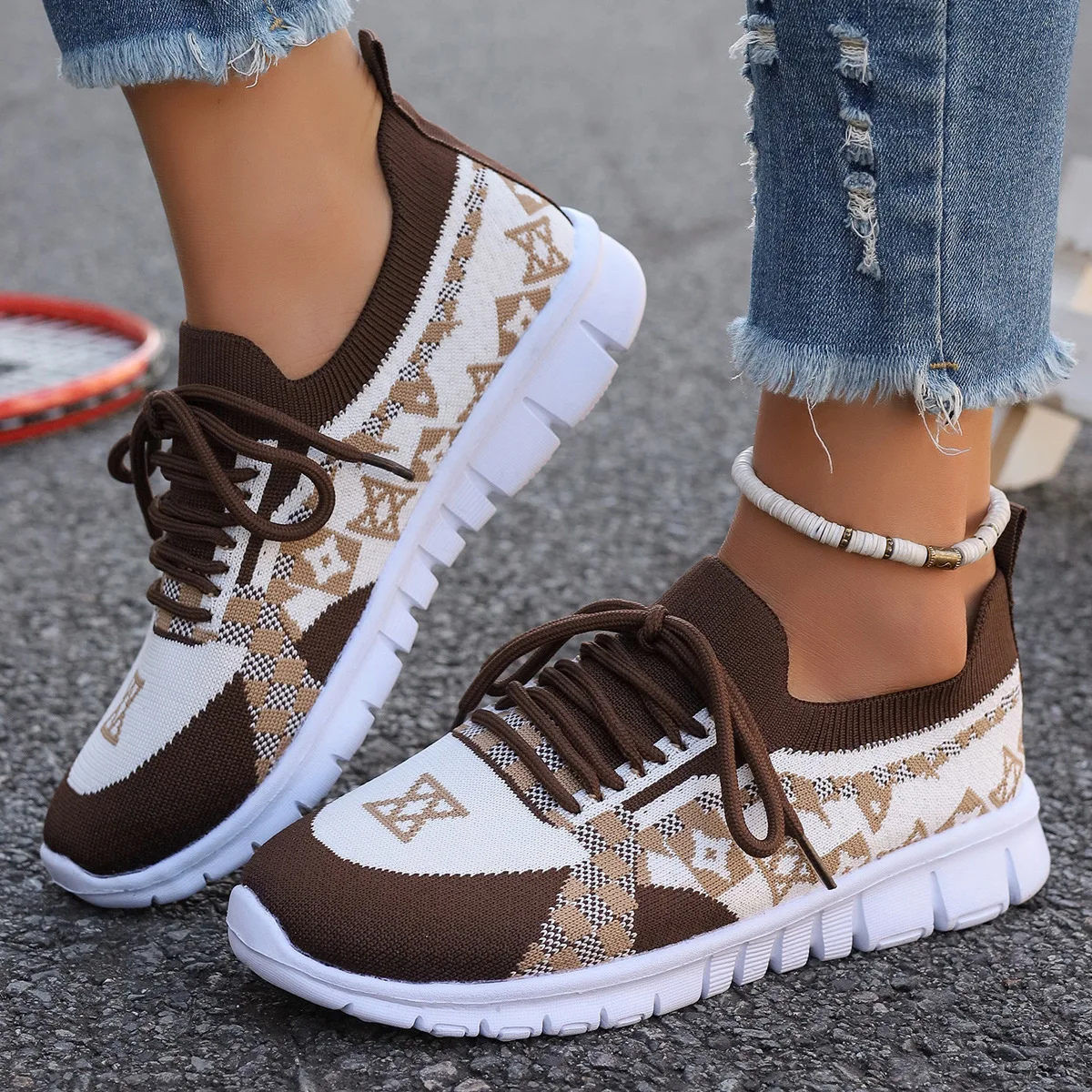 2025 New Sneakers Women Shoes Large Size Flying Sports Women Shoes Fashion Comfortable Running Shoes Zapatos De Mujer