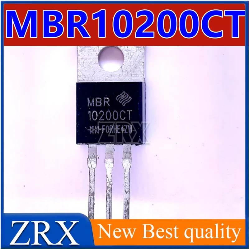 

5 шт./партия, выпрямительный диод Schottky с железной головкой MBR10200CT TO-220