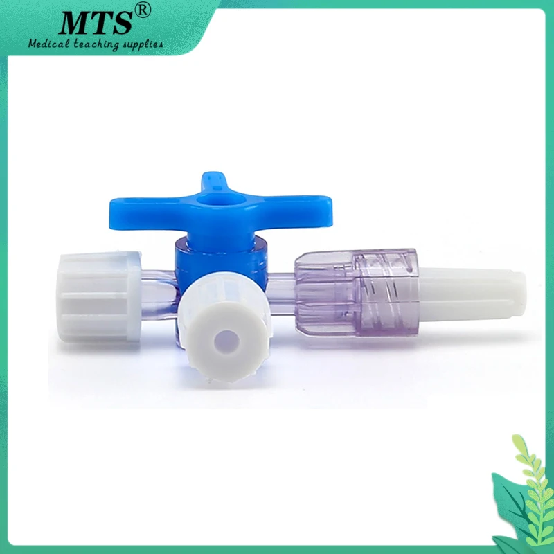

MTS Sterile 3 Way Stopcock Cock Valve Infusion Three-way Stopcock Flexiable T-Connector Extension Tube