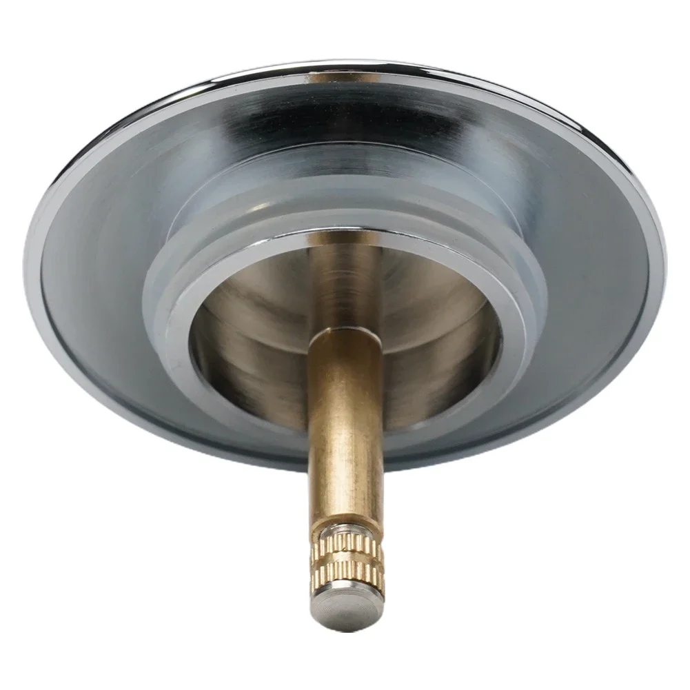 

New Durable Water Plug Sealing Cover Sinks 70mm Strainers Accessories Tub Stopper Brass Drain Plug Lift Type Manual